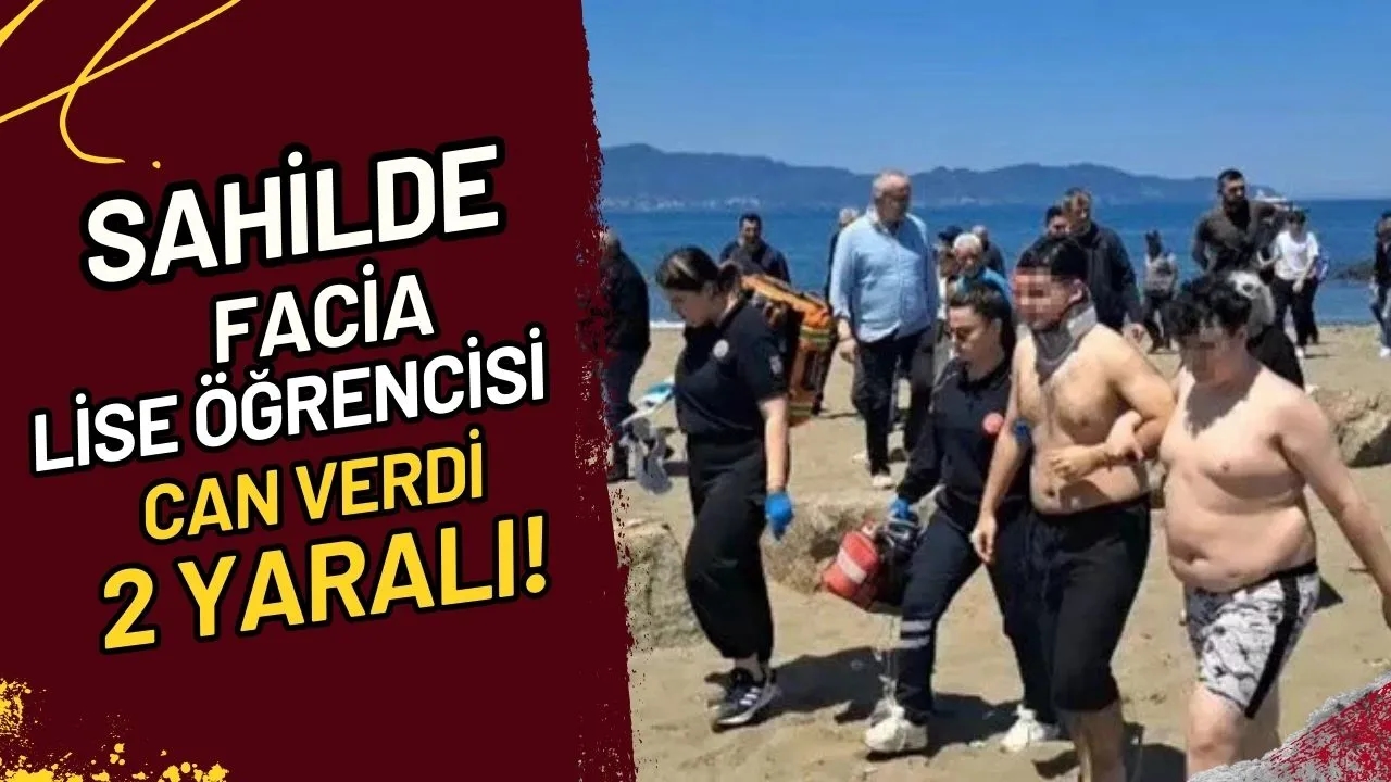 Sahilde Facia Lise Öğrencisi Can Verdi, 2 Yaralı!