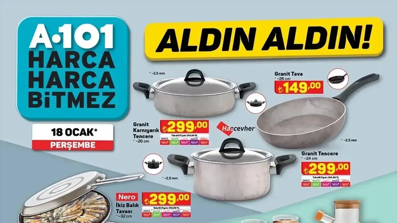 A101 18 Ocak 2024 Aktüel Ürünler Kataloğu Yayınlandı! A101 18 Ocak Kataloğunda İndirimli Hangi Ürünler Var?