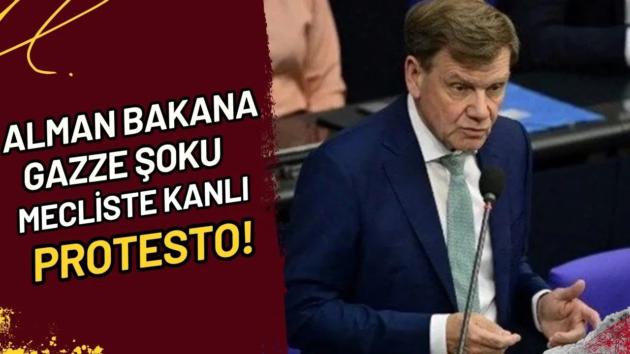 Alman Bakana Gazze Şoku Mecliste Kanlı Protesto!