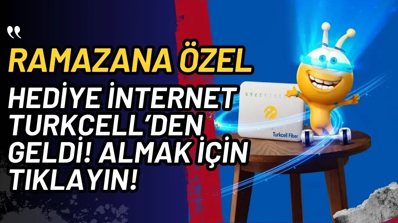 Turkcell’den Ramazan’da Ücretsiz 100 Milyon GB Hediye! Almak İÇİN TIKLAYIN!