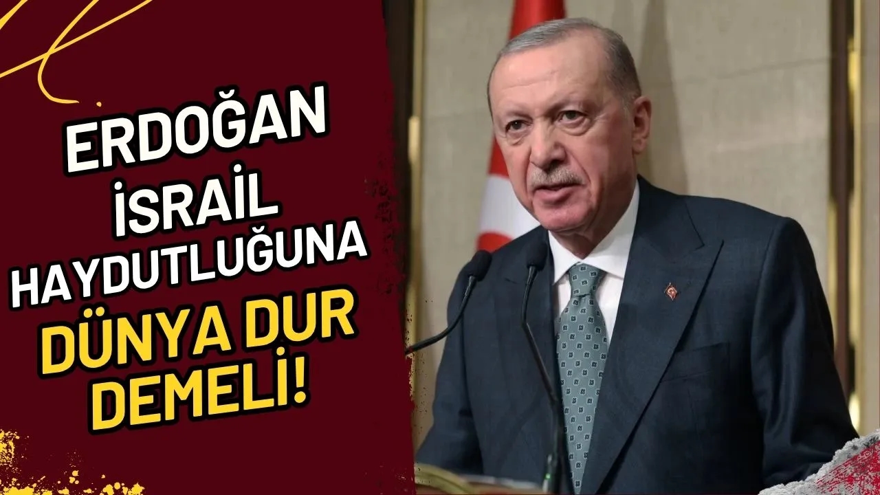 Erdoğan İsrail Haydutluğuna Dünya Dur Demeli!