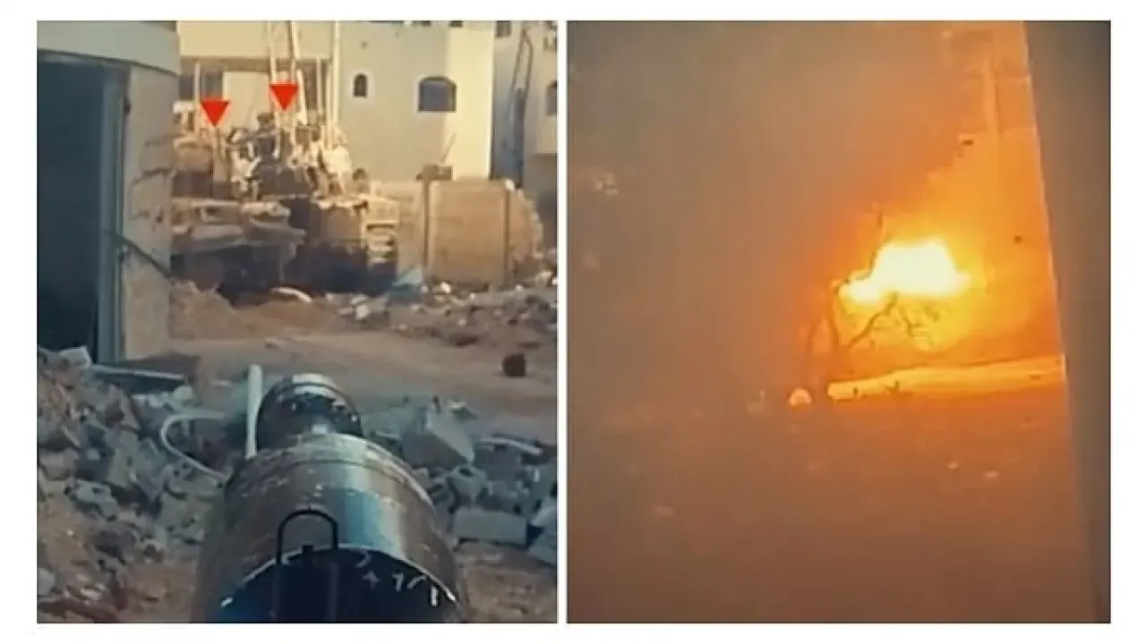 Image for Kassam Tugayları'ndan Şok Görüntüler: 136 İsrail Aracı İmha Edildi