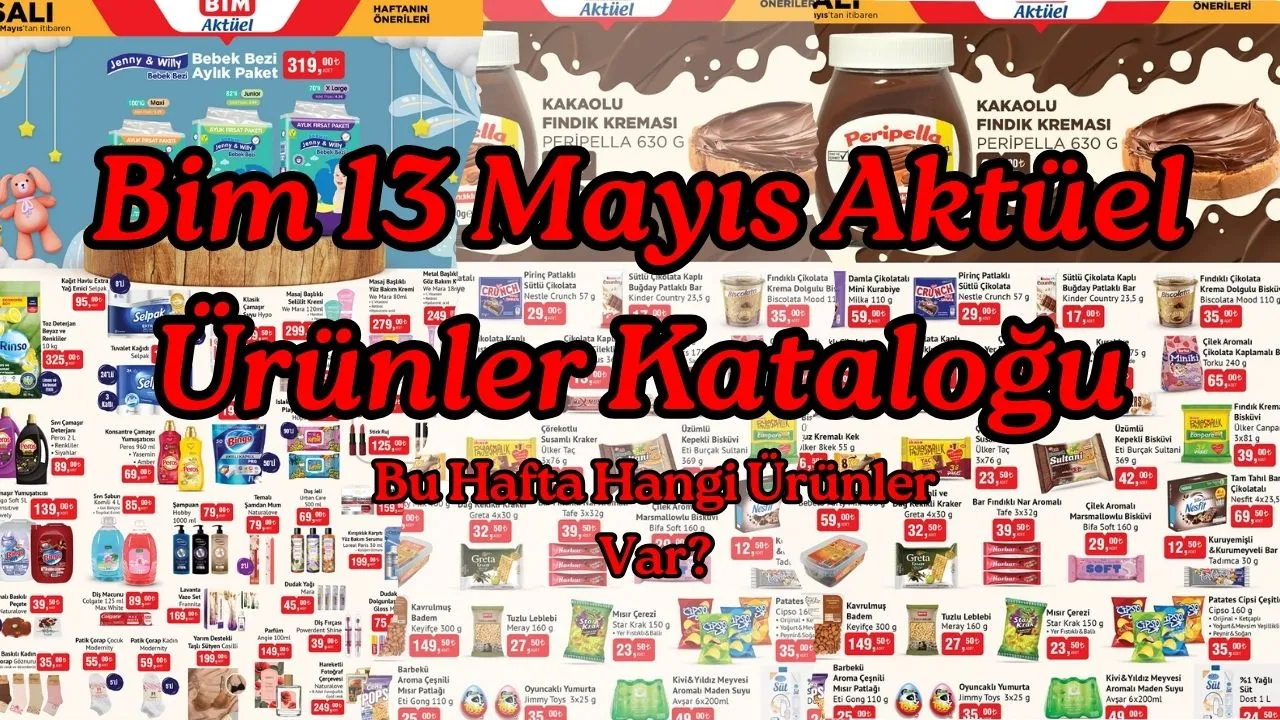 BİM 13 Mayıs Kataloğu Yayında! Salı BİM'e Ne Geliyor?