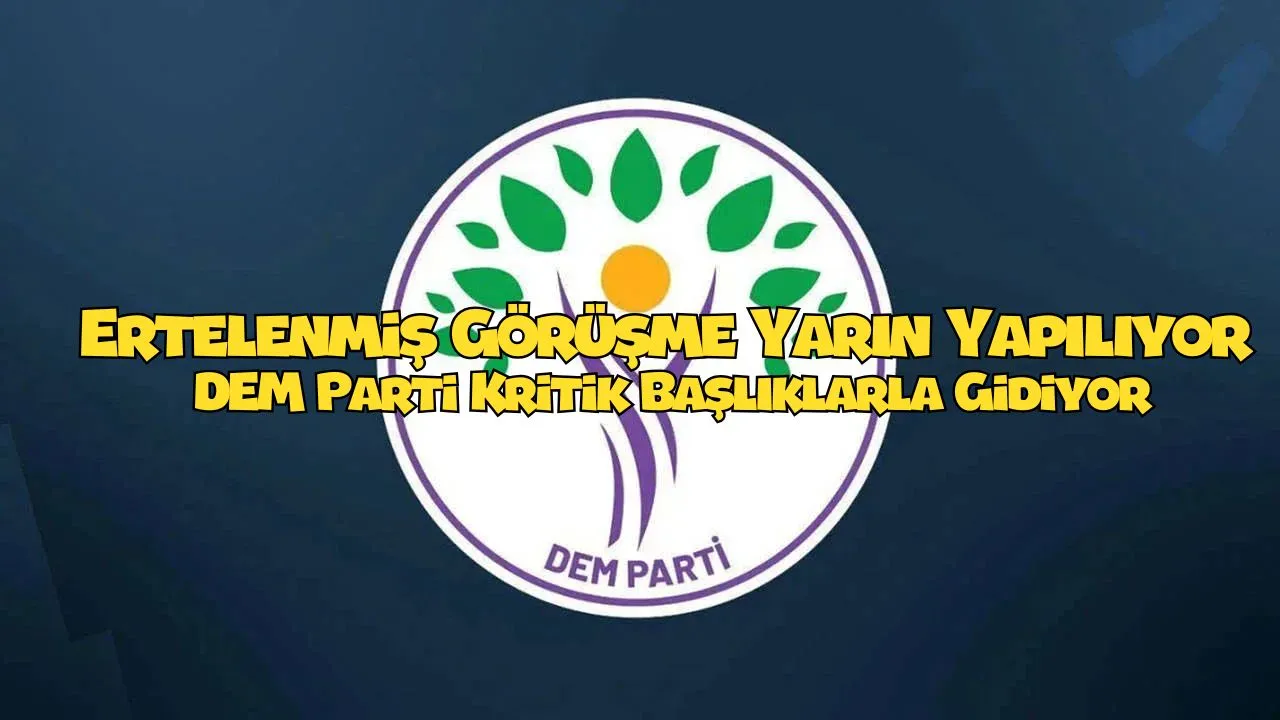 DEM Parti’den Tunç’a Sert Dosya: Masada Tecrit ve OHAL Var! (işte detaylar...)