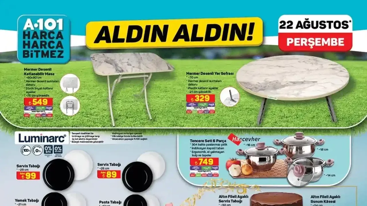 Image for A101 22 Ağustos 2024 Aktüel Ürünler Kataloğu Yayınlandı! A101 22 Ağustos Kataloğunda İndirimli Hangi Ürünler Var?