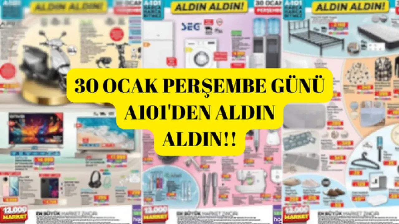 Image for A101 Aktüel duyuruldu mu? 30 ocak A101 kataloğunda neler var?