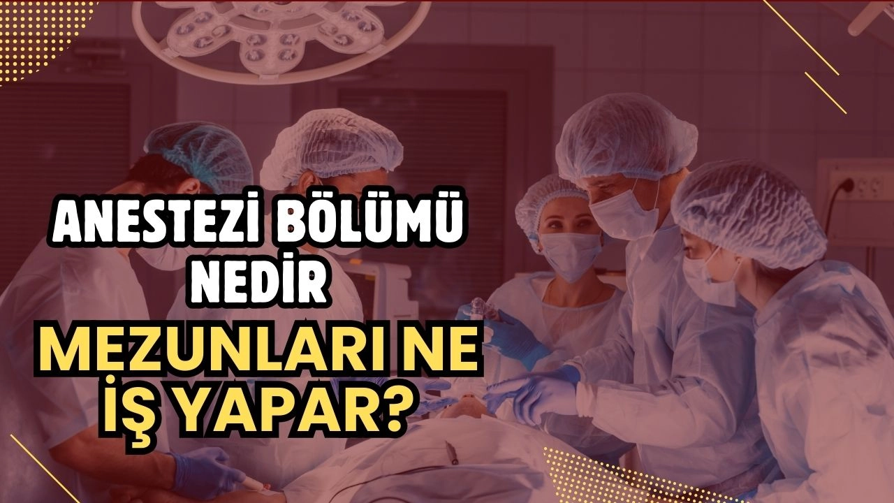 Anestezi Bölümü Nedir, Mezunları Ne İş Yapar? Sağlık Sektörünün Kritik Elemanları!