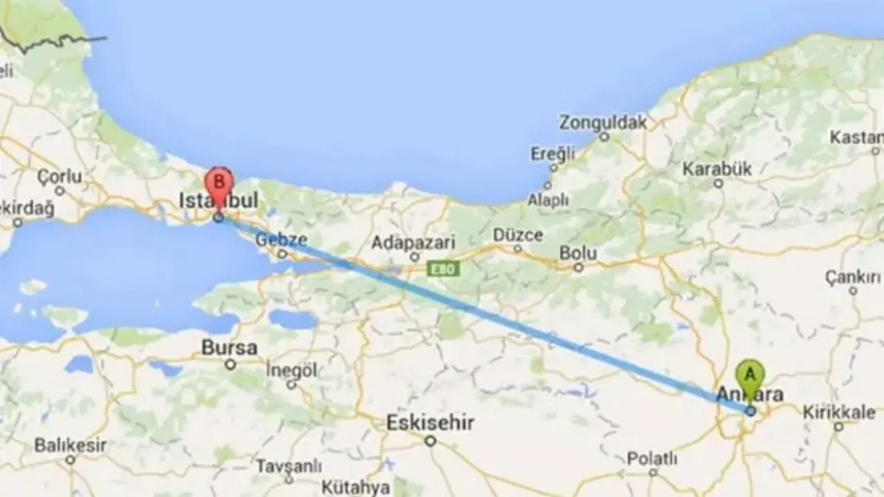 Image for Ankara İstanbul arası ne kadar? İstanbul Ankara nasıl gidilir İşte yol tarifi