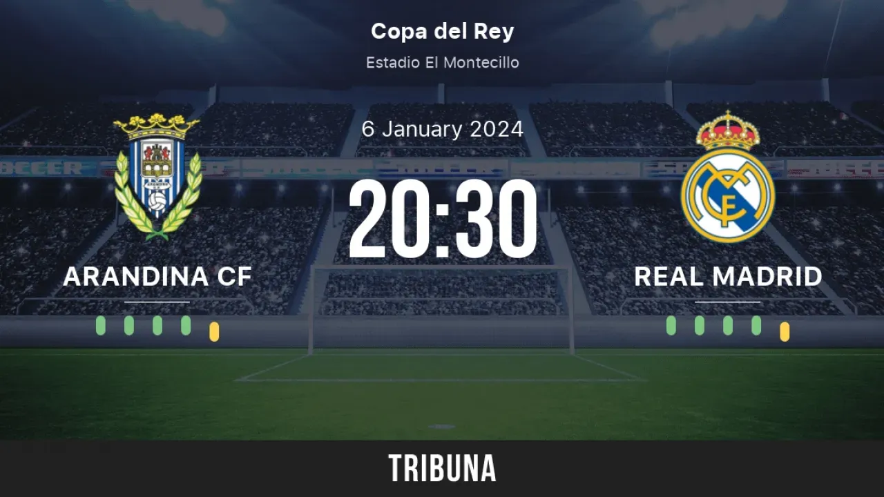 Image for Arandina - Real Madrid Maçı Hangi Kanalda Yayınlanacak? Arandina ve Real Madrid Takım Kadorsu?