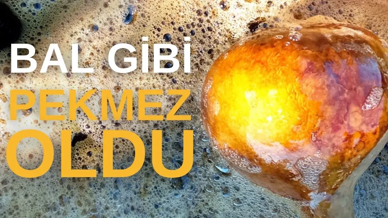 Image for Bal Gibi Köpük Köpük Köy Pekmezi Yapımı: Demir Gibi Zımba Yapıyor