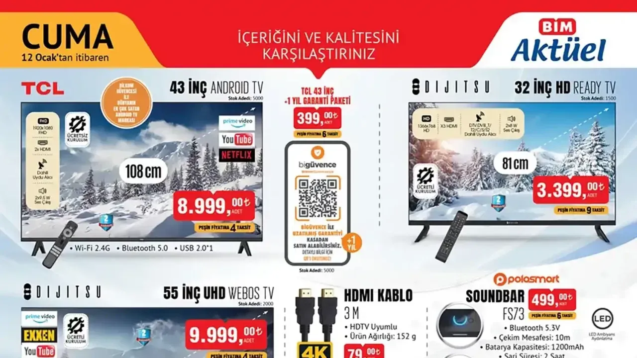 Image for BİM 12 Ocak Aktüel Ürün Kataloğu Yayınlandı? Bim 12 Ocak Aktüel Kataloğunda İndirimli Hangi Ürünler Var?