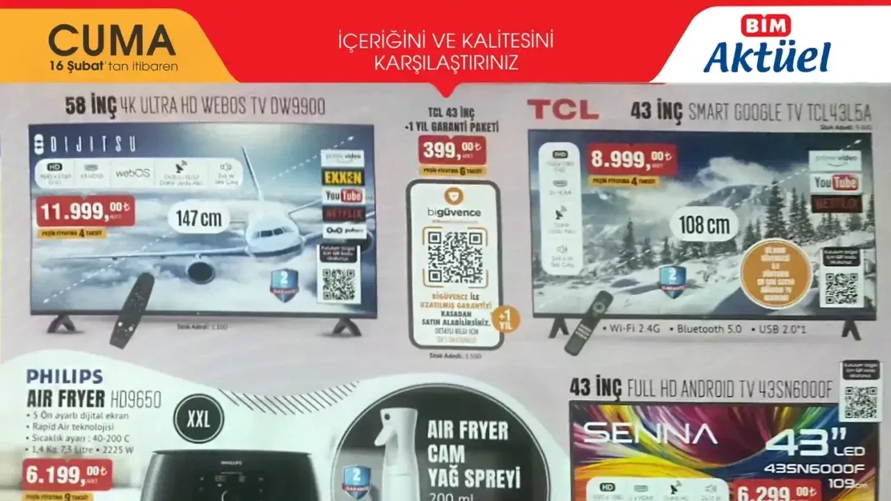 Image for BİM 16 Şubat 2024 Aktüel Ürün Kataloğu Yayınlandı? Bim 16 Şubat Cuma Aktüel Kataloğunda İndirimli Hangi Ürünler Var?