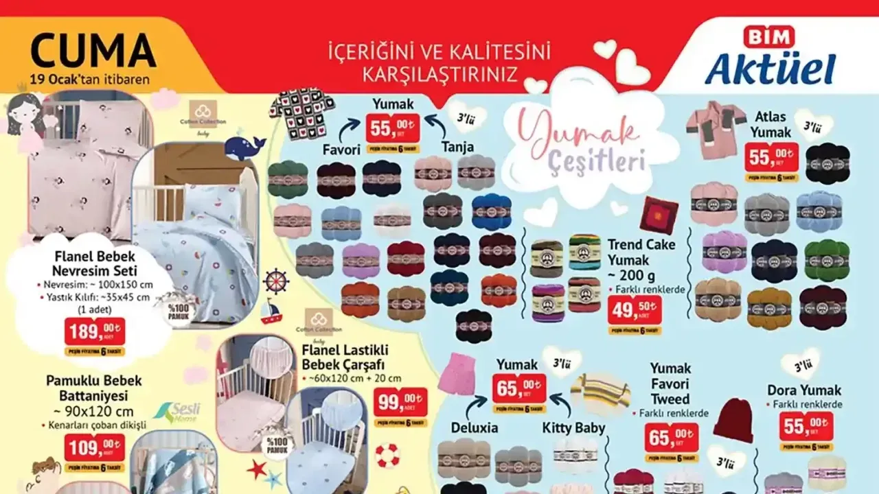 Image for BİM 19 Ocak Aktüel Ürün Kataloğu Yayınlandı? Bim 19 Ocak Aktüel Kataloğunda İndirimli Hangi Ürünler Var?