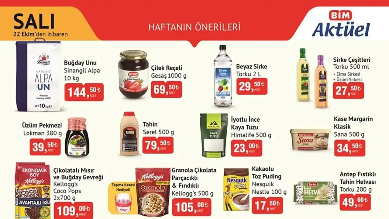 Image for BİM 22 Ekim 2024 Salı Günü İndirimlerle Dolu Aktüel Ürünler Kataloğu!