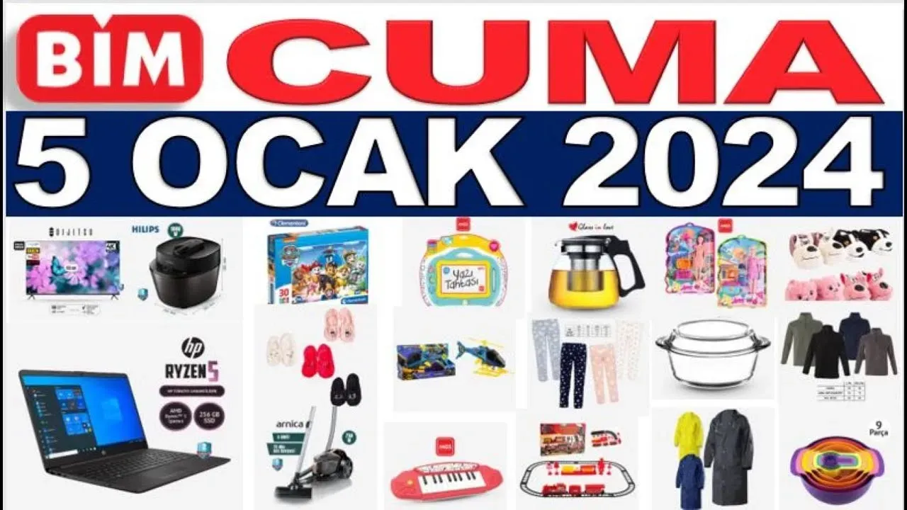 Image for BİM 5 Ocak 2024 Aktüel Ürünler Kataloğu Yayınlandı mı? Katalogda Hangi Ürünler Var?