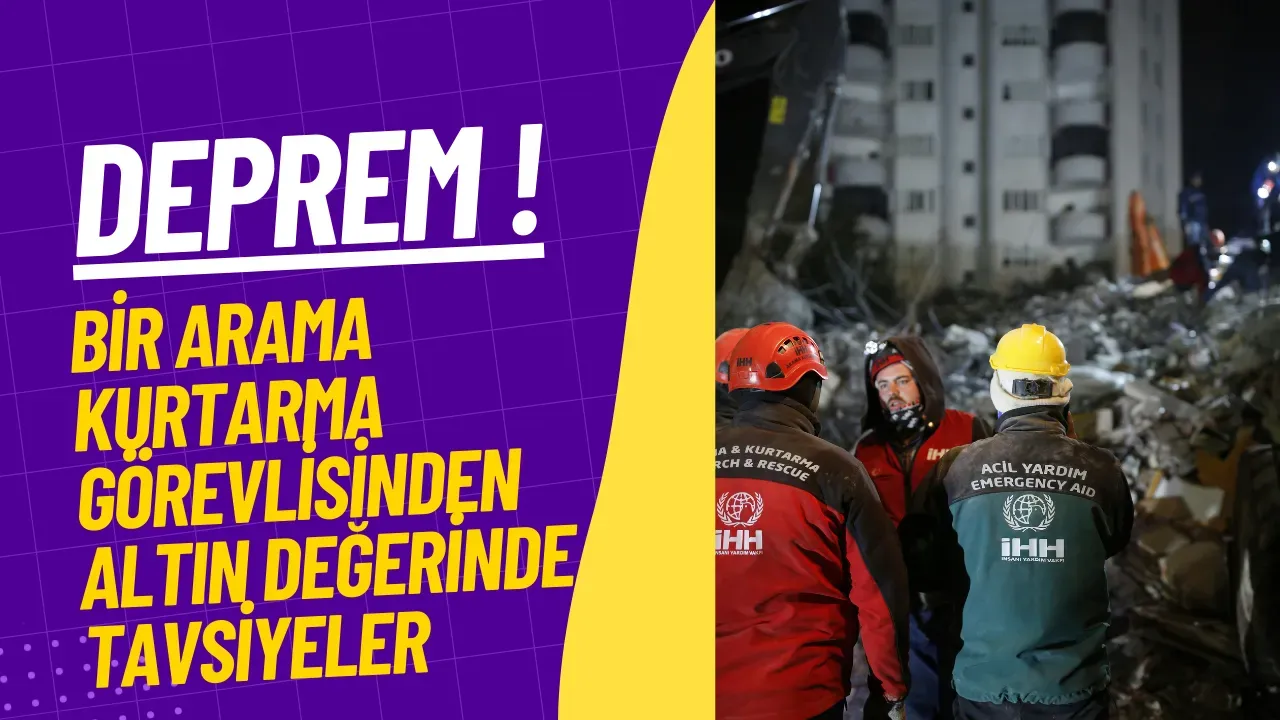 Image for Deprem Enkazında Hayatta Kalmak Bir Arama Kurtarma Görevlisinden Altın Değerinde Tavsiyeler