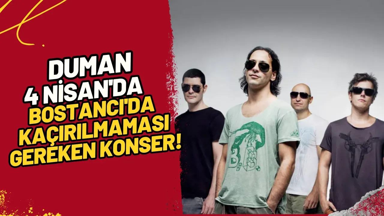 Image for Duman 4 Nisan'da Bostancı'da Kaçırılmaması Gereken Konser!