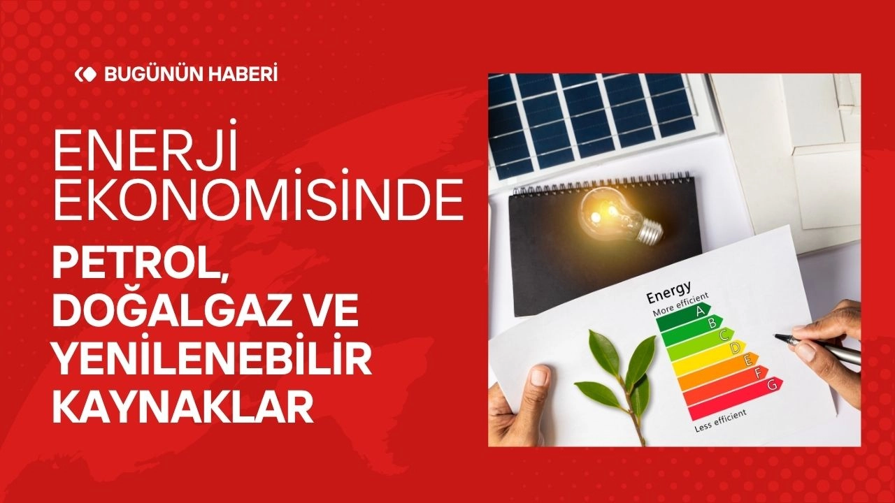 Enerji Ekonomisi! Petrol, Doğalgaz ve Yenilenebilir Kaynaklar