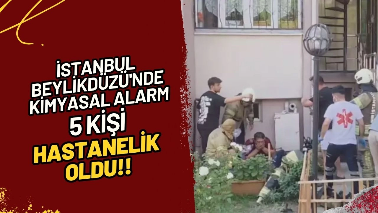 İstanbul Beylikdüzü'nde Kimyasal Alarm! Su Deposu Zehirlenmesi! 5 Kişi Hastanelik Oldu, Ekipler Müdahaleye Devam Ediyor