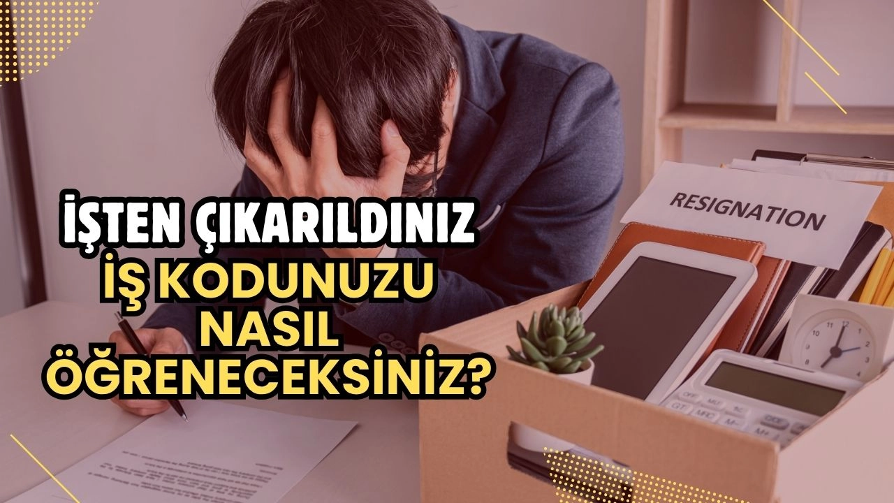 İşten Çıkarıldınız mı? İşten Çıkış Kodunuzu Nasıl Öğrenirsiniz? Haklarınız İçin Kritik Bilgi!