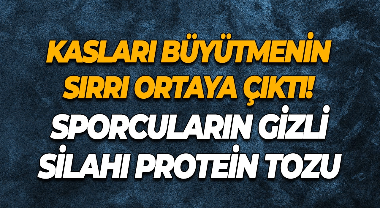 Kasları Büyütmenin Sırrı Ortaya Çıktı! Sporcuların Gizli Silahı Protein Tozu