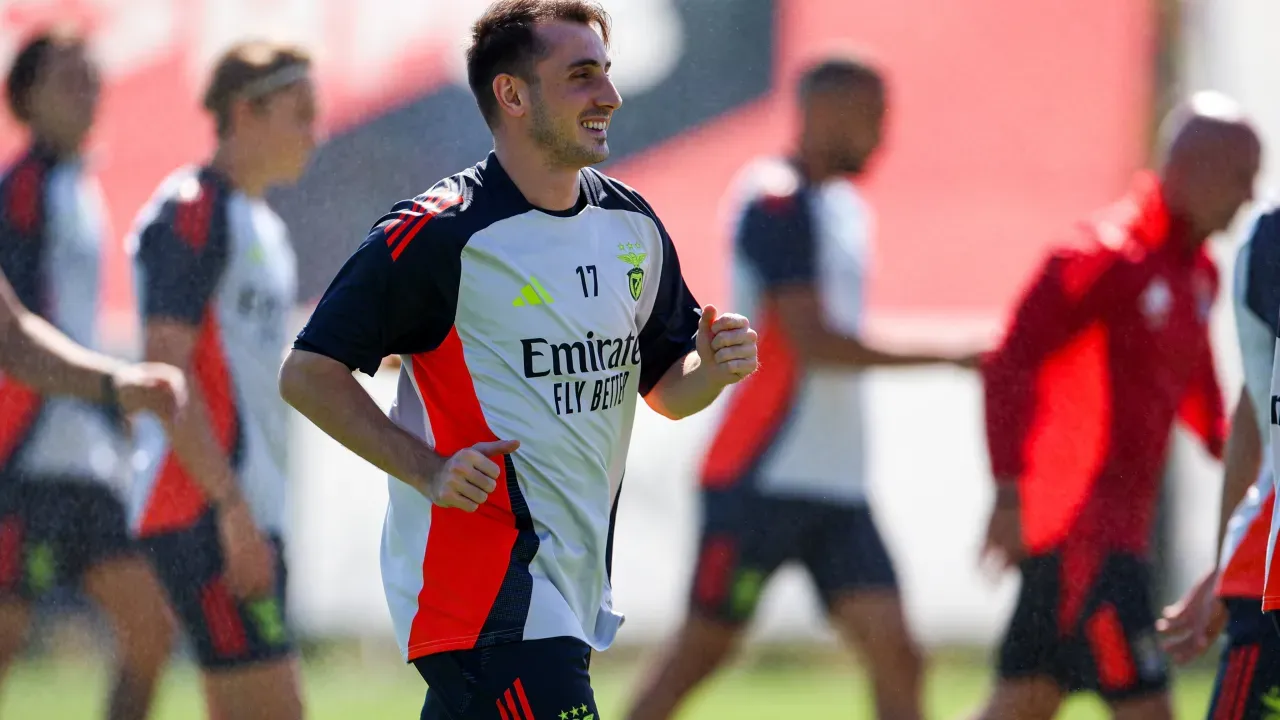 Image for Kerem Aktürkoğlu Benfica'daki İlk Antrenmanına Çıktı