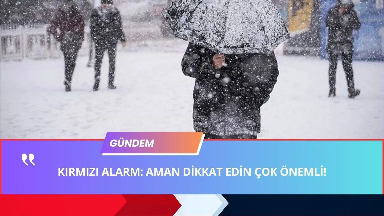 Image for Meteoroloji’den KIRMIZI ALARM! Peş Peşe Uyarı Geliyor! İşte KAR Beklenen Bölgeler