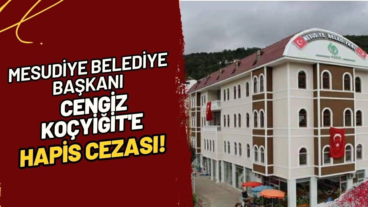 Mesudiye Belediye Başkanı Cengiz Koçyiğit'e Cinsel Saldırıdan Hapis Cezası!
