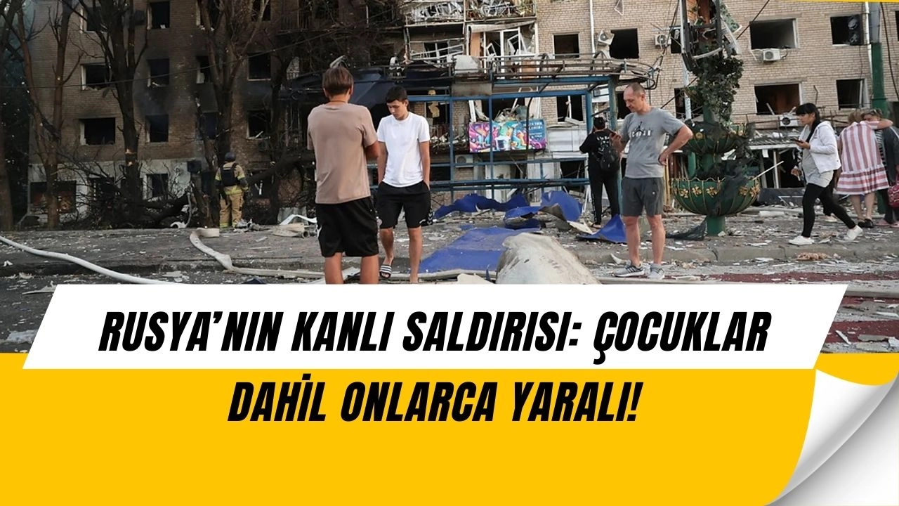 Rusya’dan Kanlı Saldırı! Çocuklar Dahil Onlarca Yaralı, Zelenskiy’den Sert Tepki