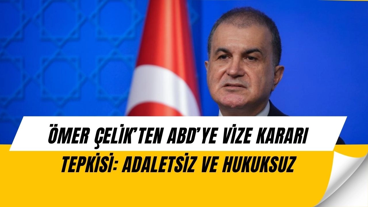 Ömer Çelik’ten ABD’ye Sert Tepki: “Filistin’in Sesini Kimse Susturamaz!”