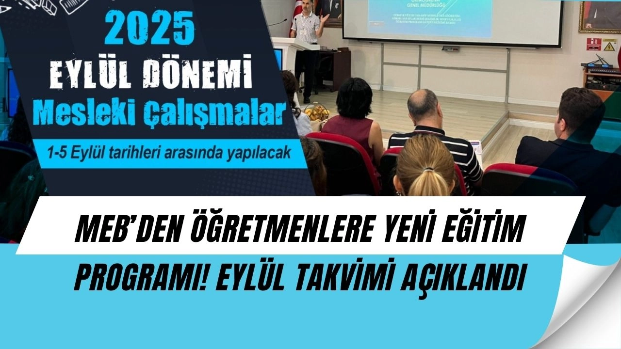 Öğretmenlere Eylül Sürprizi! MEB’den Yeni Mesleki Eğitim Hamlesi