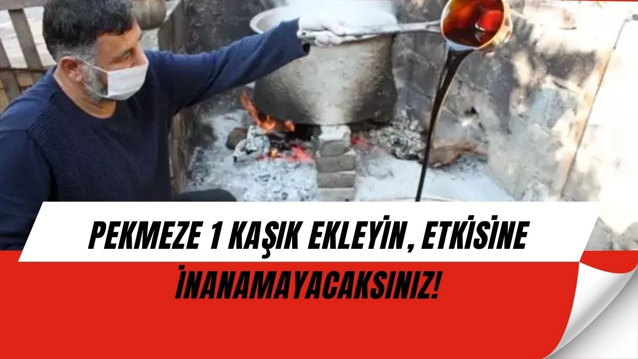 Pekmezin İçine Sadece 1 Kaşık Ekleyin: Kemikler Çelik Gibi, Kolesterol Tarih Oluyor!