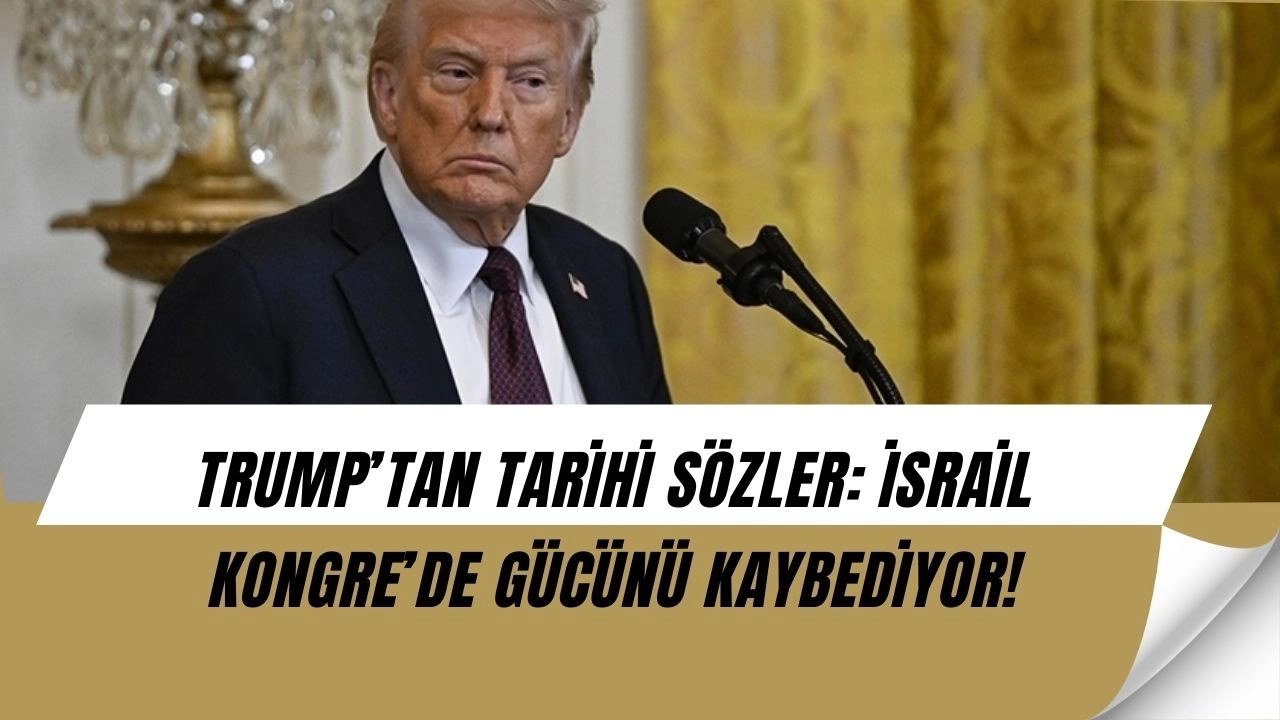 Trump’tan şok çıkış: “İsrail artık Kongre’de tam kontrol sahibi değil!”