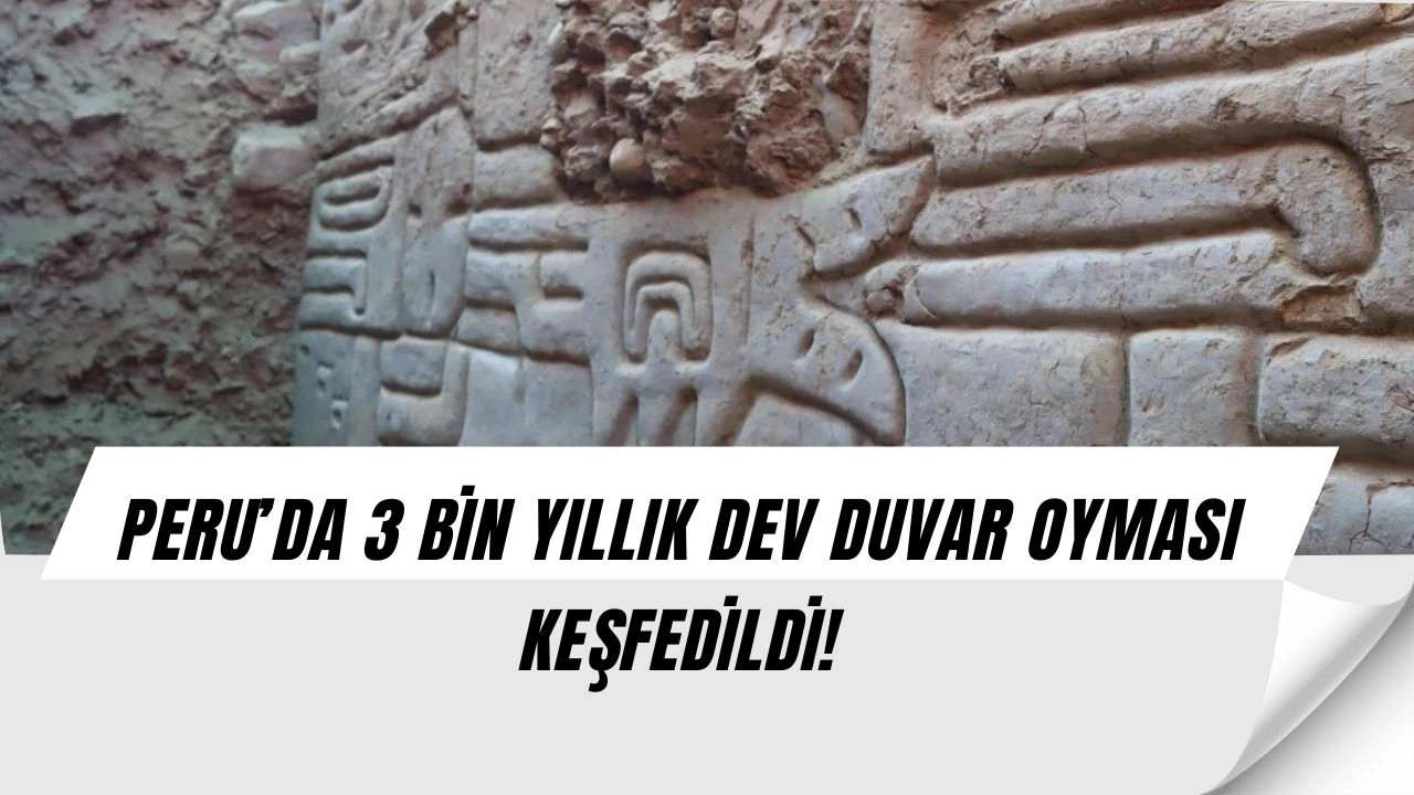3 bin yıllık şok keşif! Peru’da gizemli duvar oyması arkeoloji dünyasını salladı