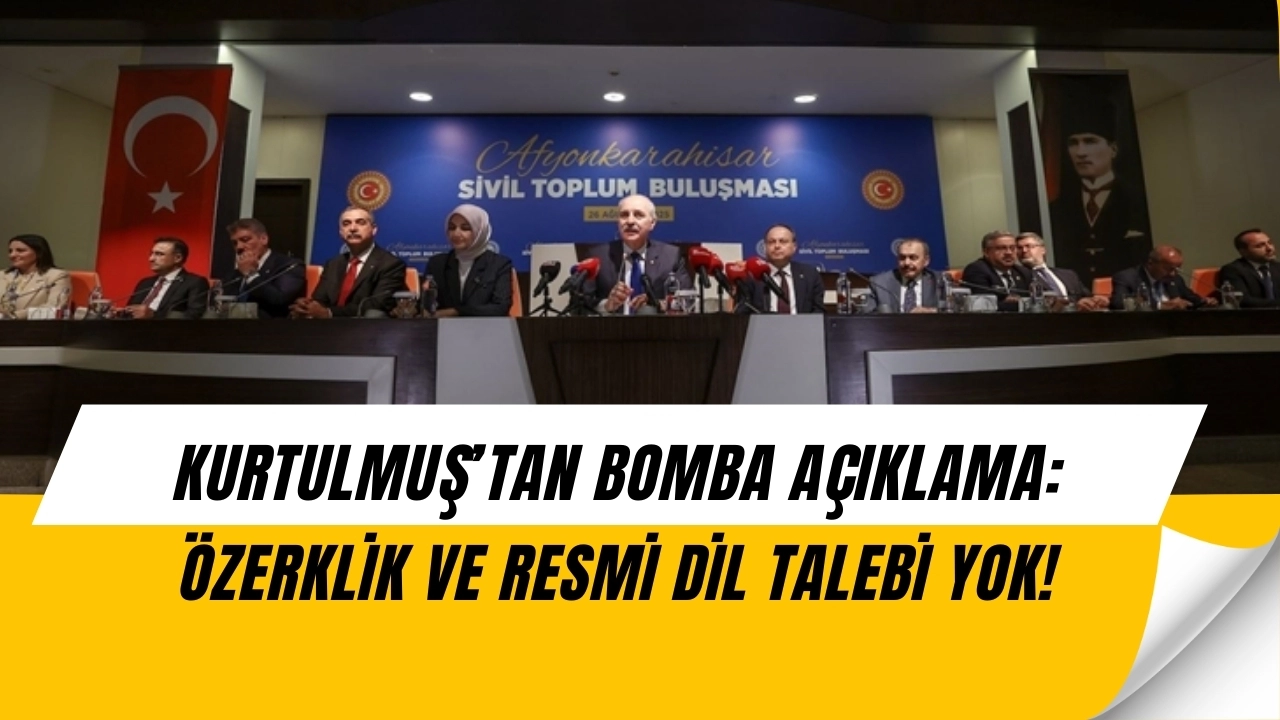Kurtulmuş’tan Çok Net Mesaj: “Özerklik Yok, Pazarlık Yok!”