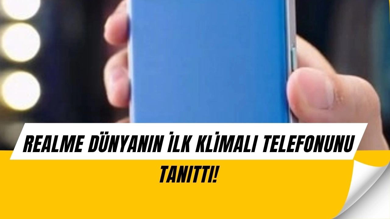 Realme’den Büyük Sürpriz: Klima Soğutmalı İlk Akıllı Telefon Tanıtıldı! (ISINMA SORUNUNA SON)