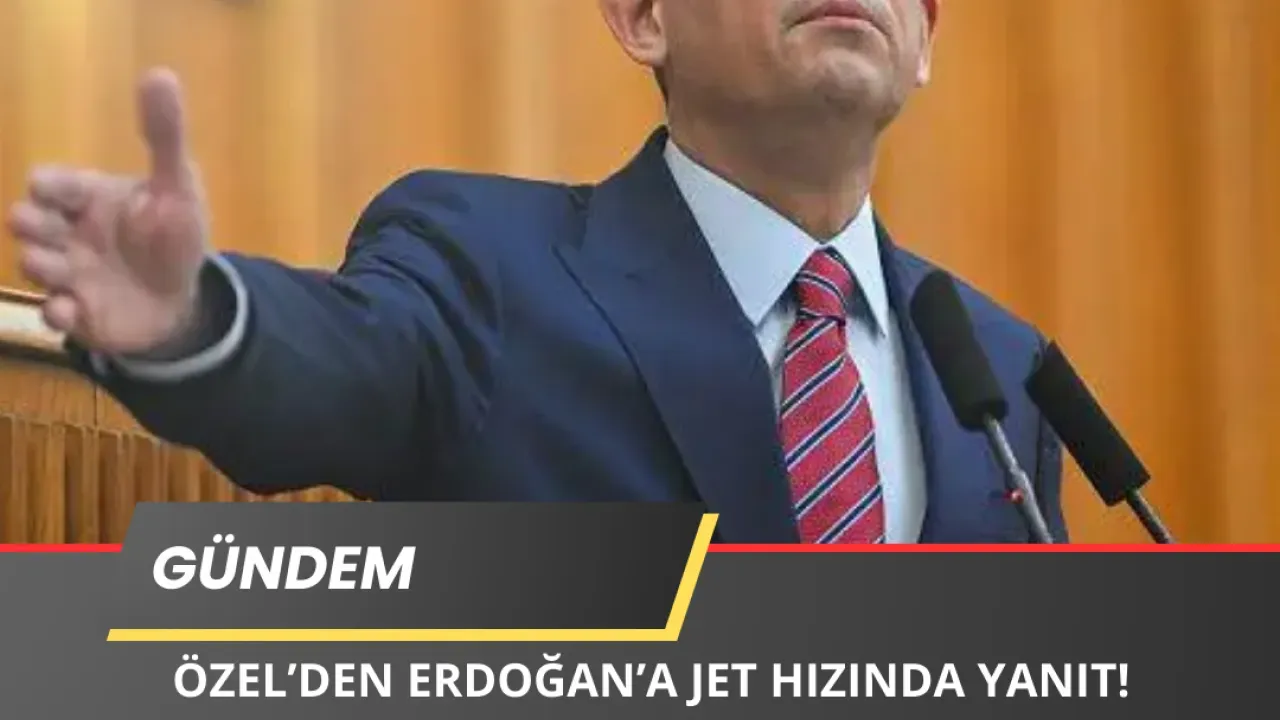 Image for Özgür Özel'den Erdoğan'a Jet Yanıt!