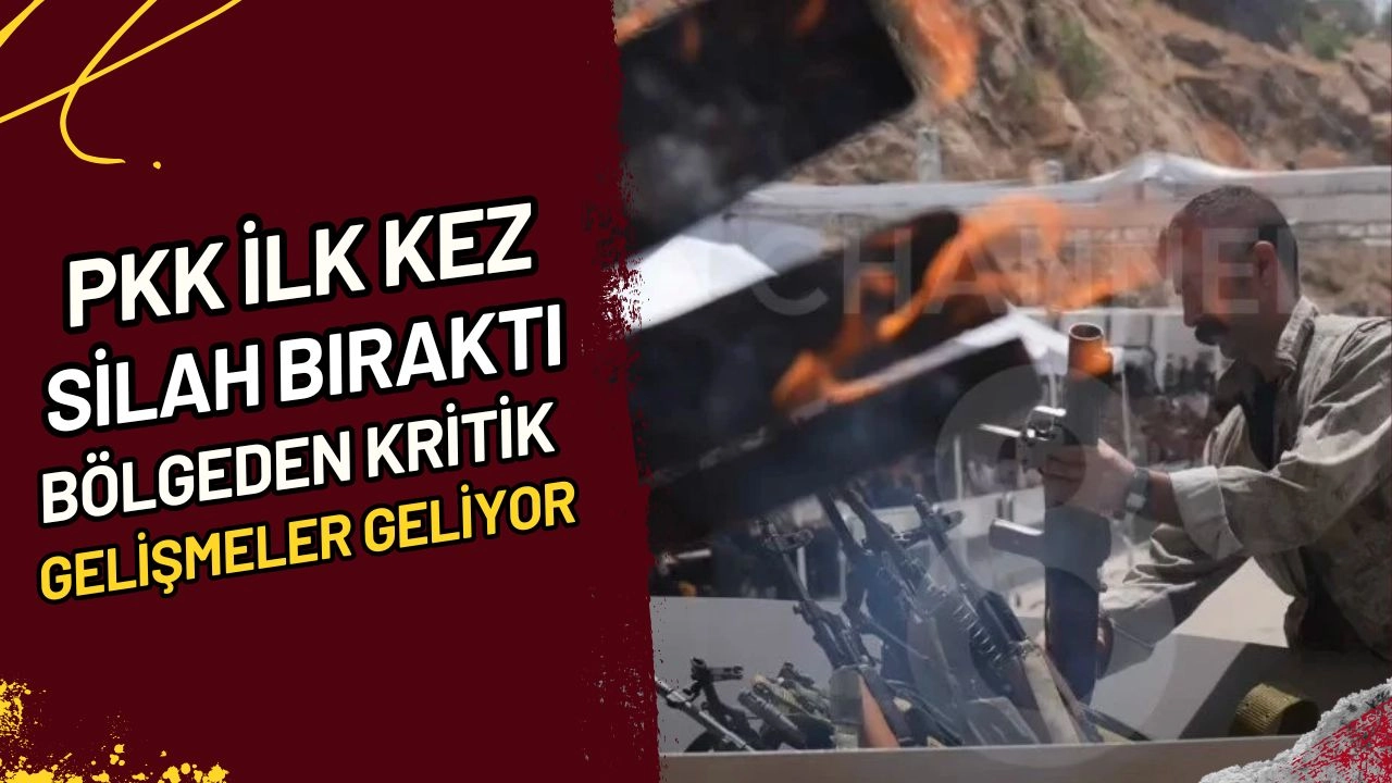 PKK İlk Kez Silah Bıraktı Bölgeden Kritik Gelişmeler Geliyor