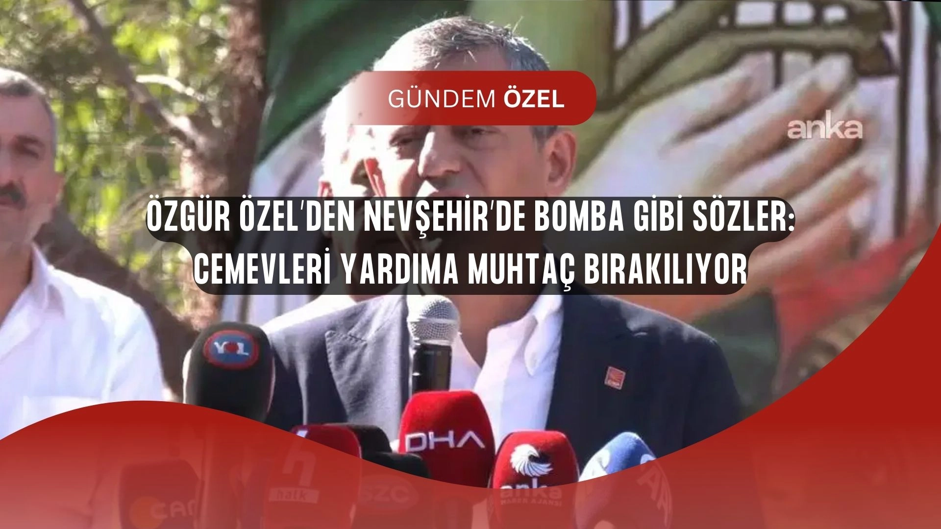 Özgür Özel’den Sert Çıkış: “Cemaatlere Para Var, Cemevlerine Yok!”