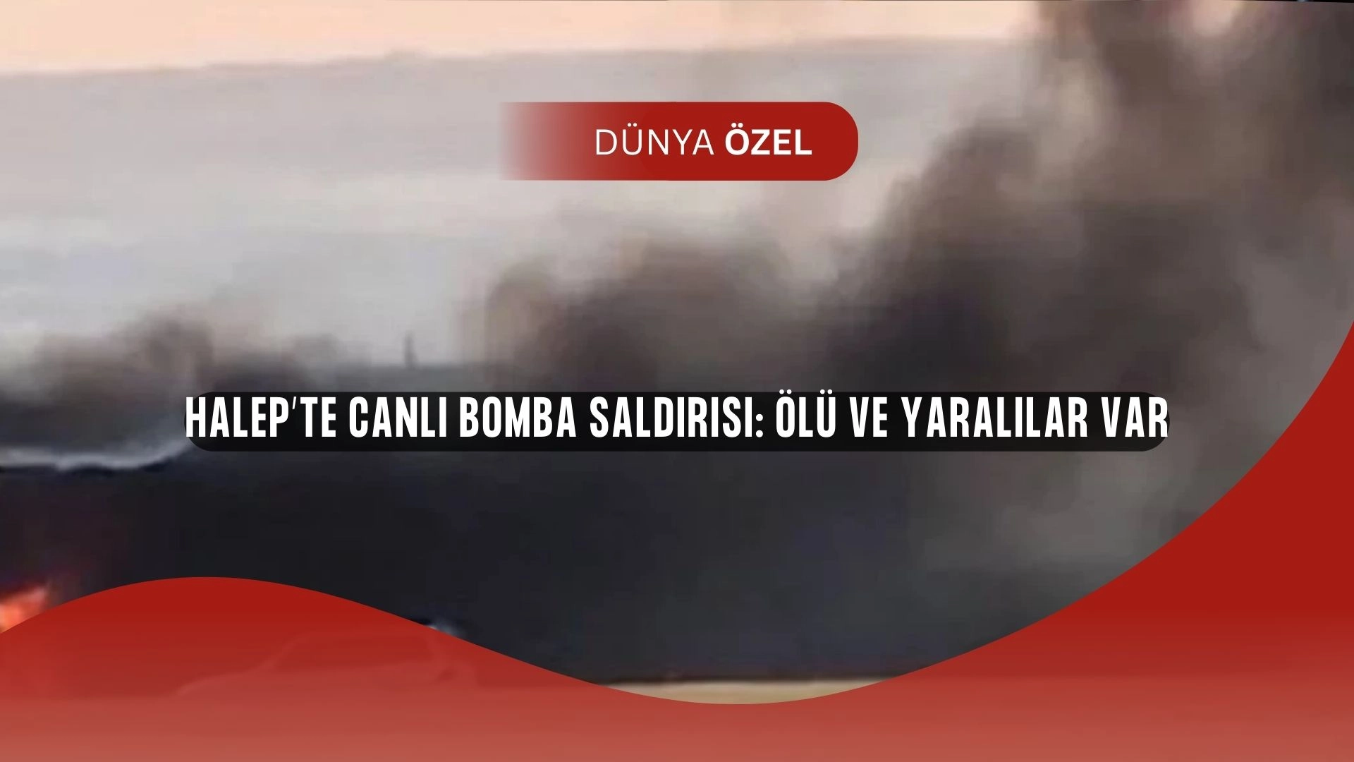 Halep’te Fırın Önünde Canlı Bomba: Ölü ve Yaralılar Var!