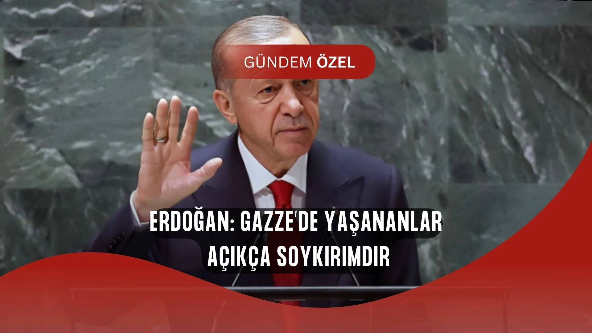Erdoğan’dan sert çıkış: “Gazze’deki saldırılar açıkça soykırımdır!”