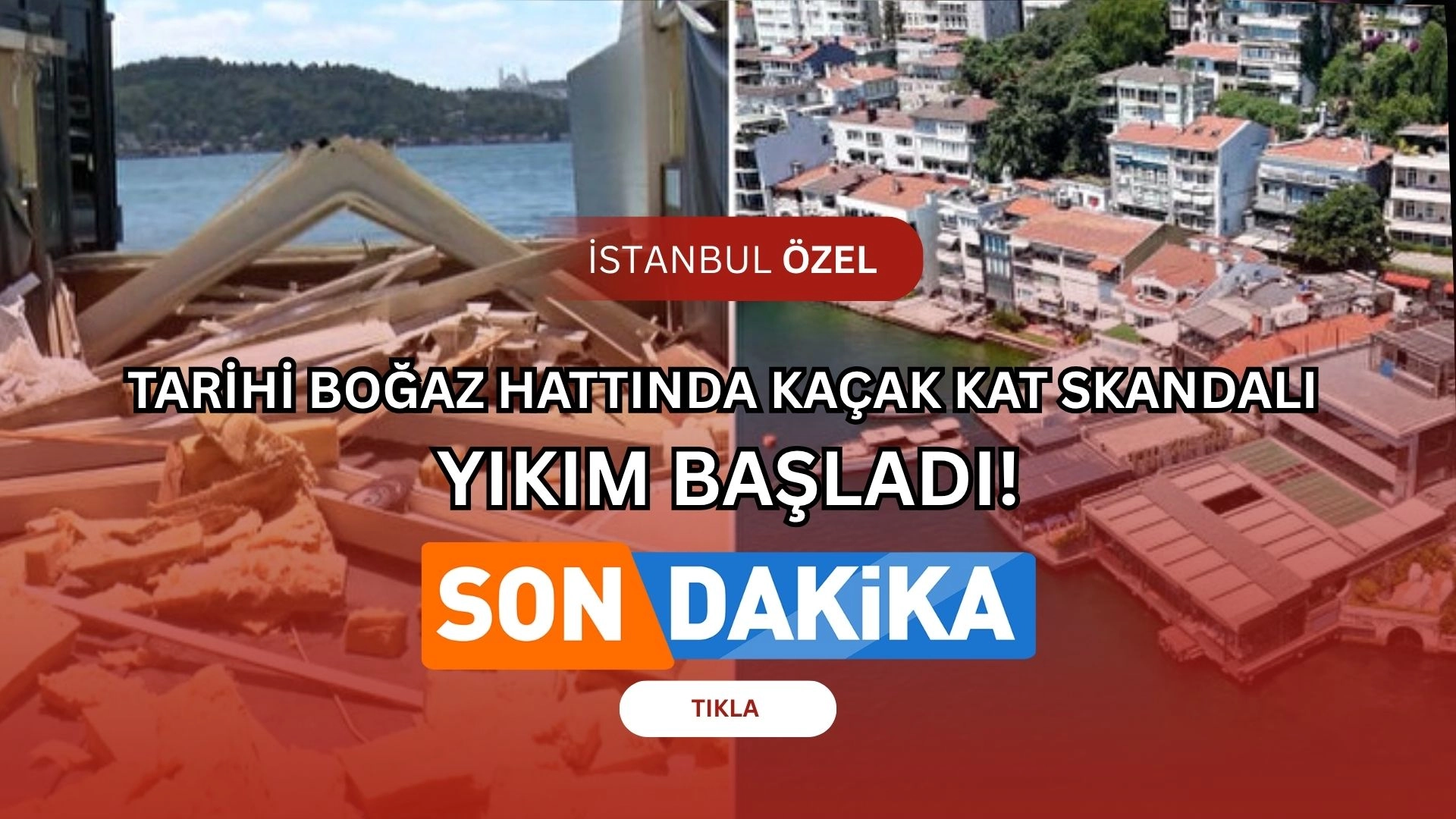 Boğaz’da Şok Yıkım! İBB Tarihi Pastaneye Kepçeyi Vurdu! (KAÇAK KATLAR ORTAYA ÇIKTI!)