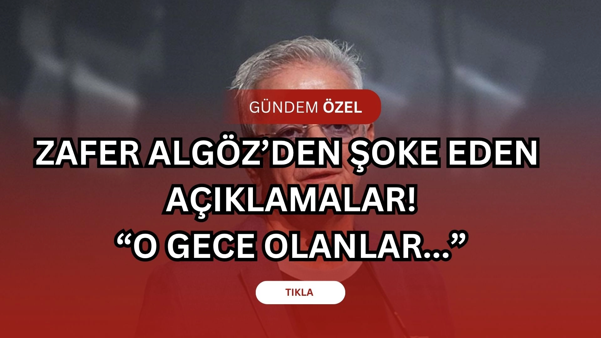 TRT’de Bomba Film Öncesi İtiraf! Zafer Algöz: “Köprünün Altında Silah Sesleri Duyduk!”