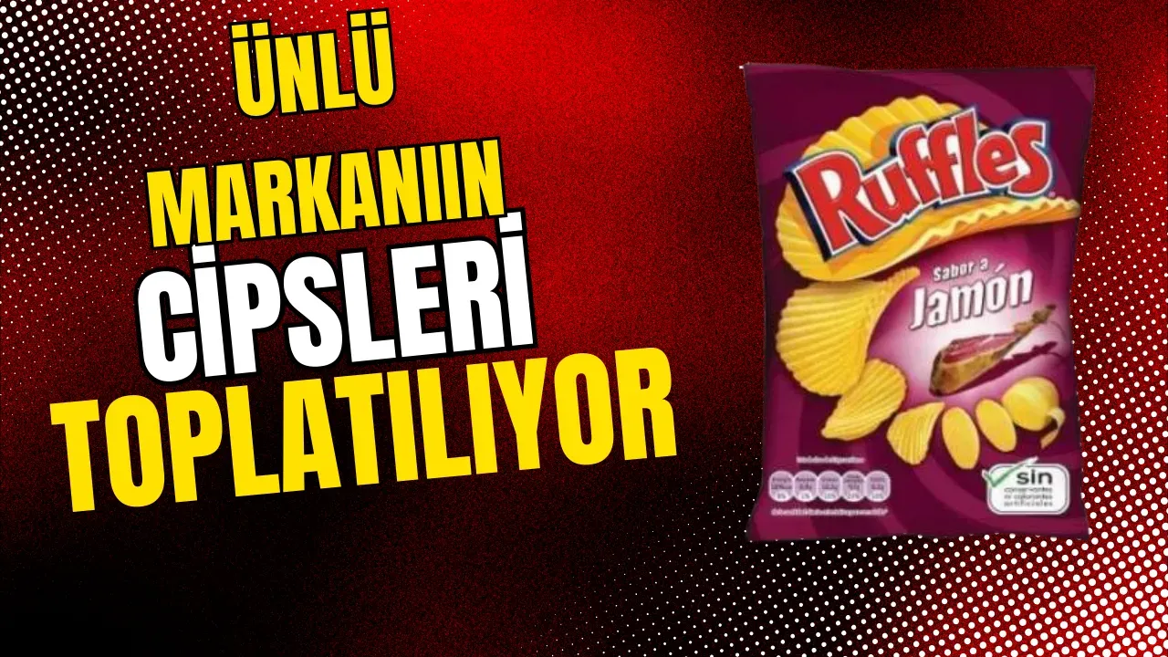 Image for Ruffles Sabor a Jamón Crisps Cipsleri İngiltere'de Geri Çağrılıyor Alerji Riski Uyarısı!