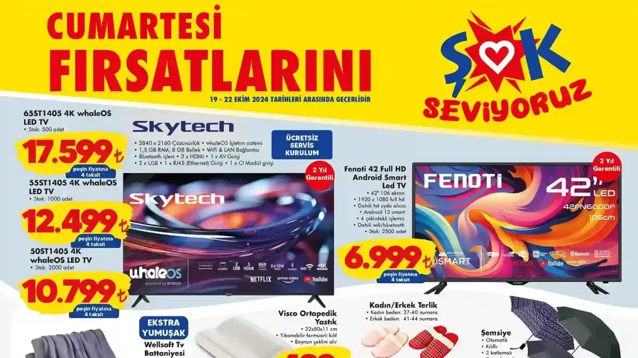 Image for ŞOK 19 Ekim 2024 Aktüel Ürünler Kataloğu Yayınlandı! Şok Market 19 Ekim Cumartesi Günü Fırsatları Kaçırmayın!