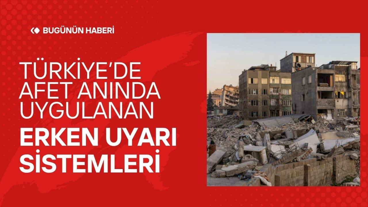 afet uyarı