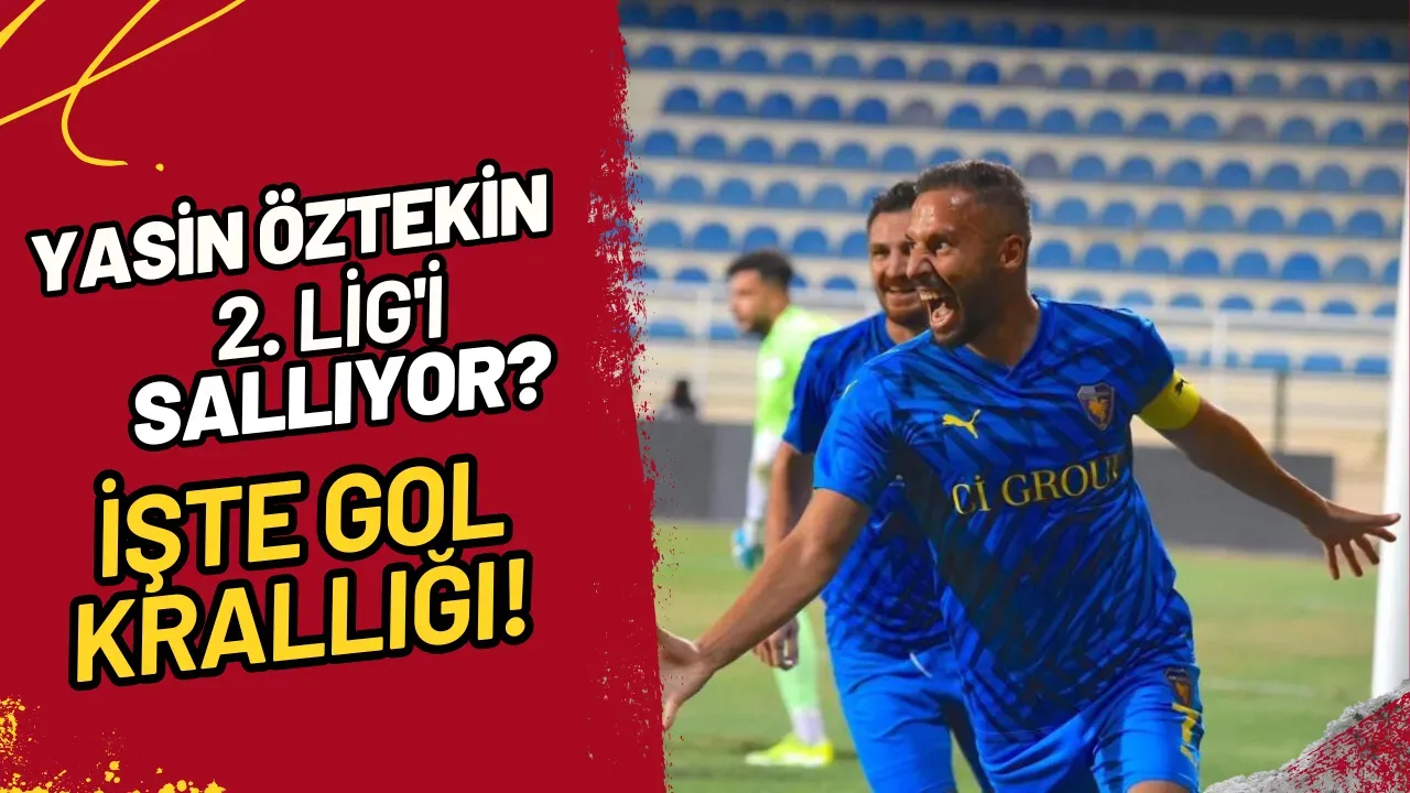 Image for Yasin Öztekin 2. Lig'i Mi Sallıyor? İşte Gol Krallığı!