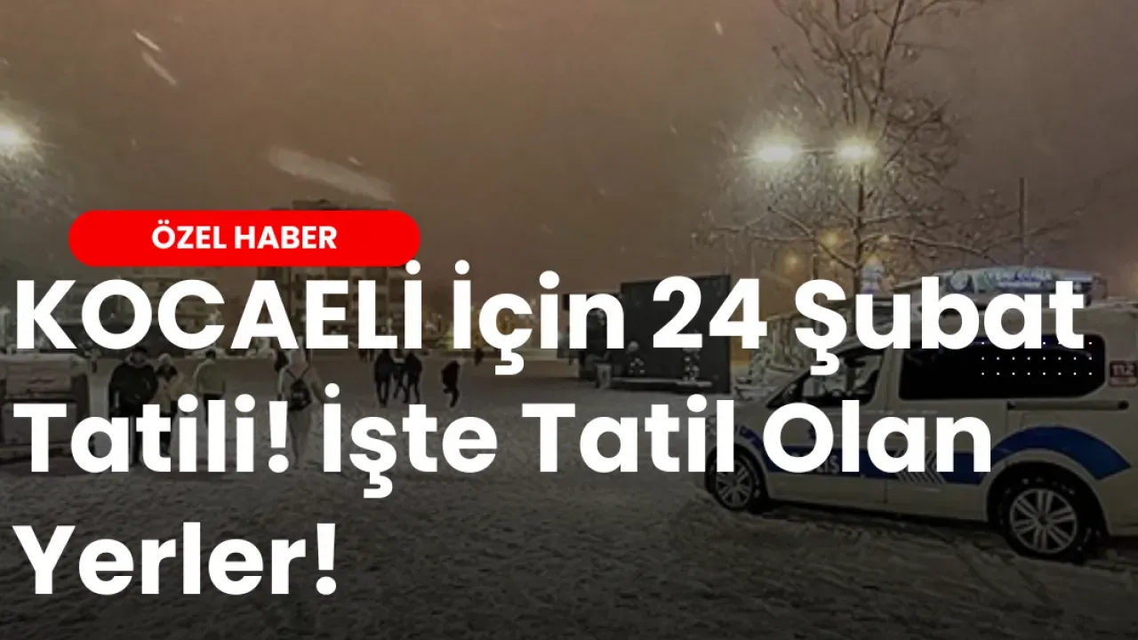 Image for Yoğun Kar Yağışı Kocaelide Ortalığı Karıştırdı! İşte Tatil Edilen Okullar!