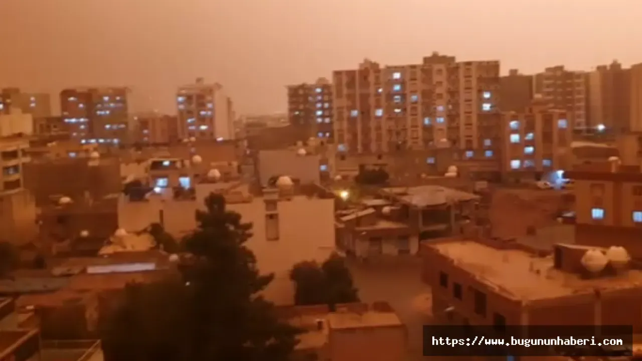 Mardin’de Kıyamet Alameti Gibi Hava olayı yaşandı