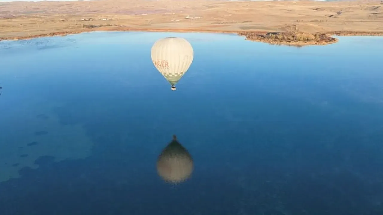Sivas'ta İlk Kez Sıcak Hava Balonu Uçtu